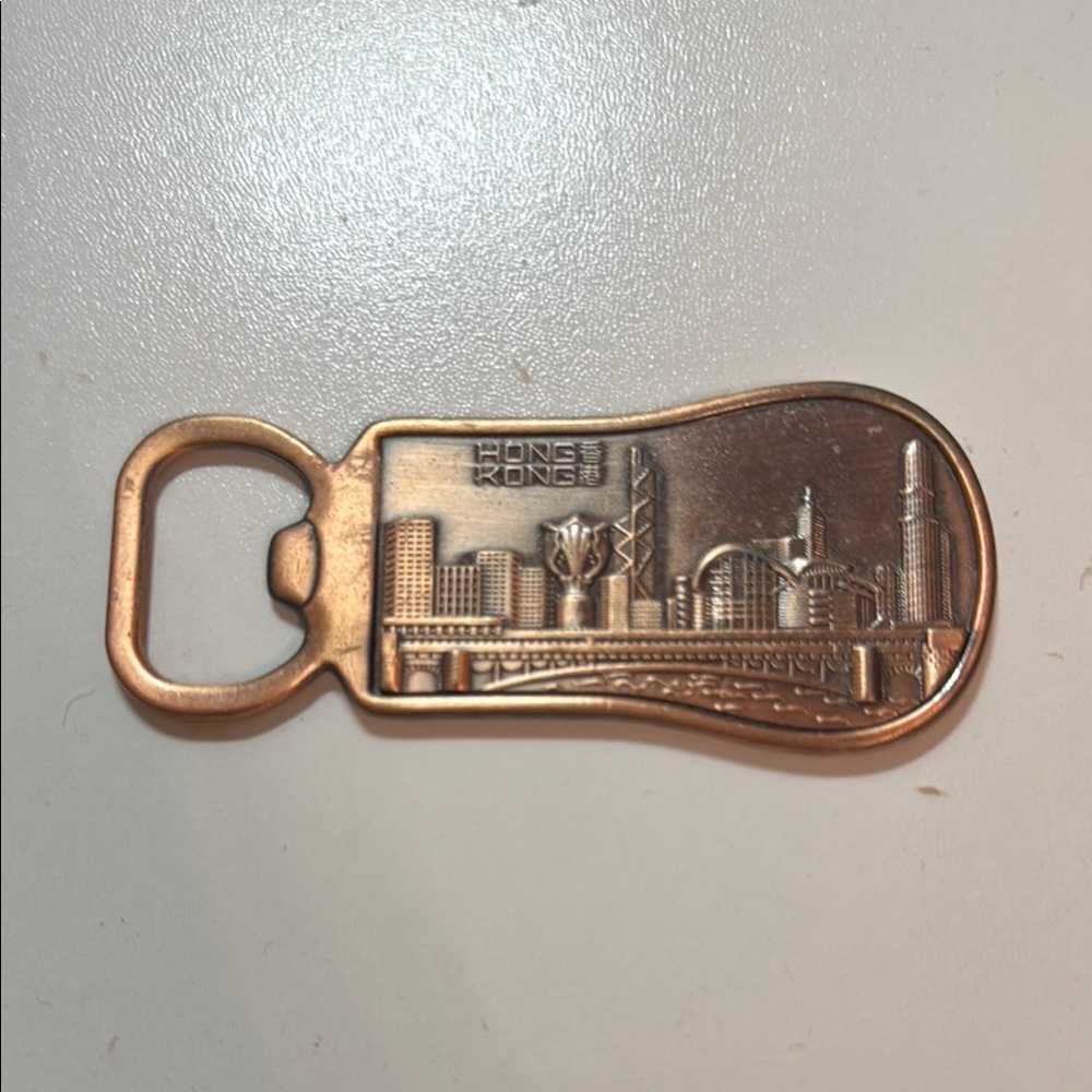 Hong Kong Souvenir Bottle Opener Magnet